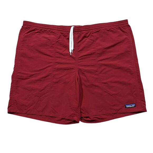 Patagonia Mens Baggies Shorts Red No Stretch Flawed Size XXL (42") - Picture 1 of 9